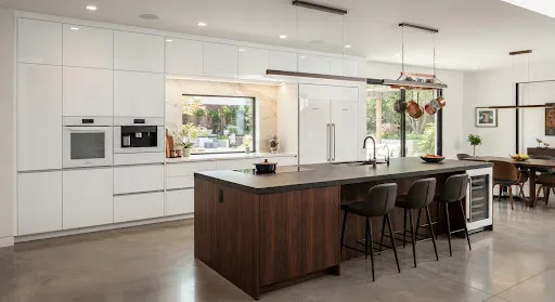 Poly Gloss Premium in a finished kitchen, illustrative image